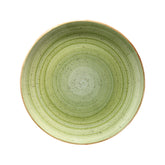 Bonna China Natura dia.7.5"  Round Green Porcelain Plate (Set of 4)